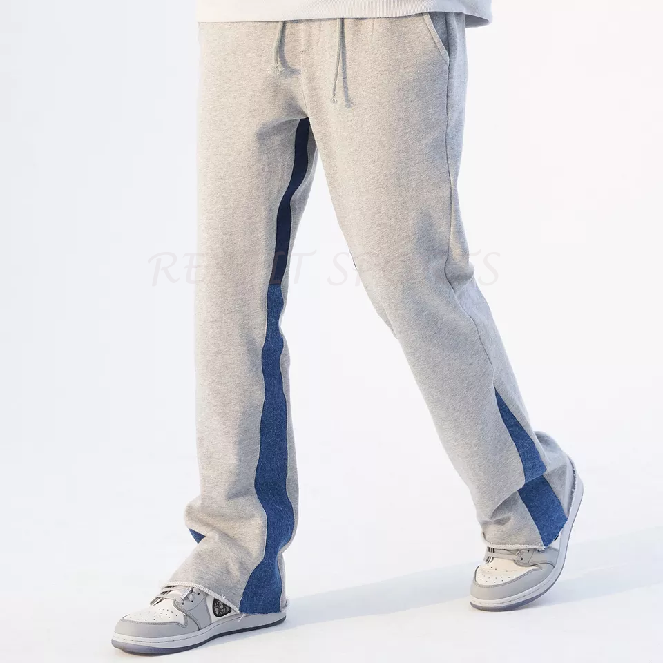 Custom Streetwear Sweatsuit Flare Jogger Sets